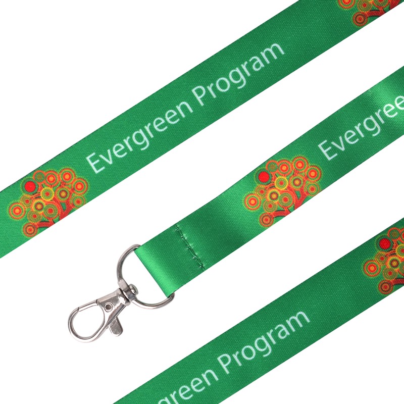 elevate lanyard with printed brand